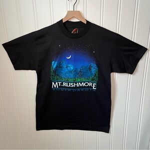 Keehn Scenes VTG 90’s Made in USA Mt. Rushmore SD Single Stitch Metallic Men’s L